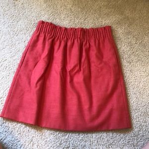Salmon j crew skirt, very gently worn.